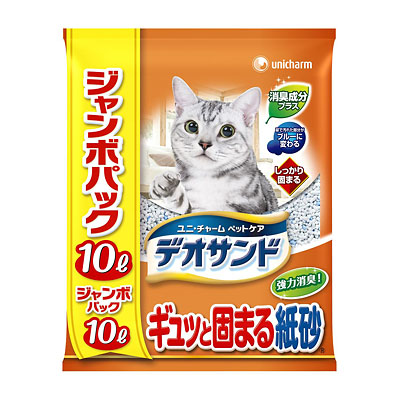 ユニチャーム デオサンド　紙 10L【猫 猫砂】