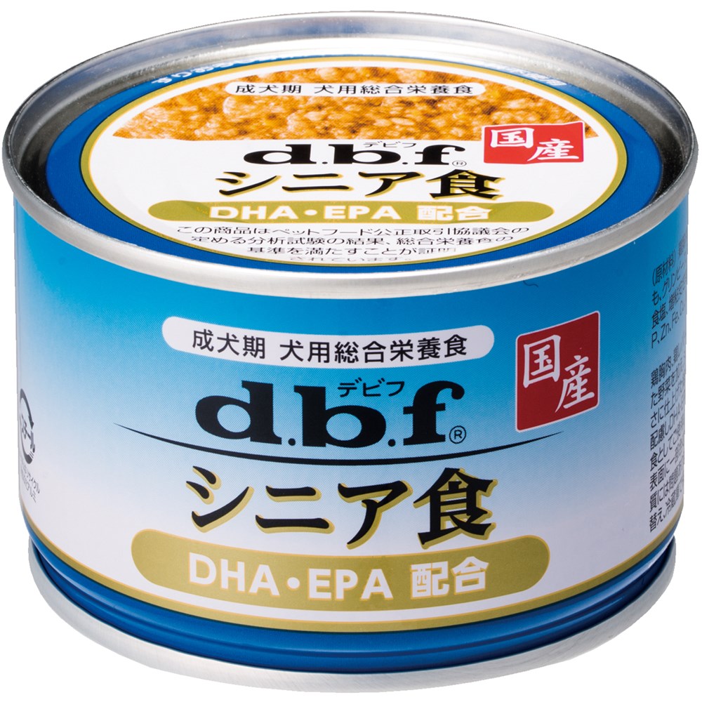 dbf シニア食　DHA・EPA 150g【犬 ウェットフード】