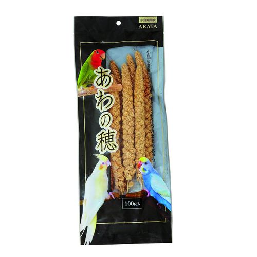 アラタ 粟の穂　小鳥用 100g【鳥 フード 穀類・ナッツ】