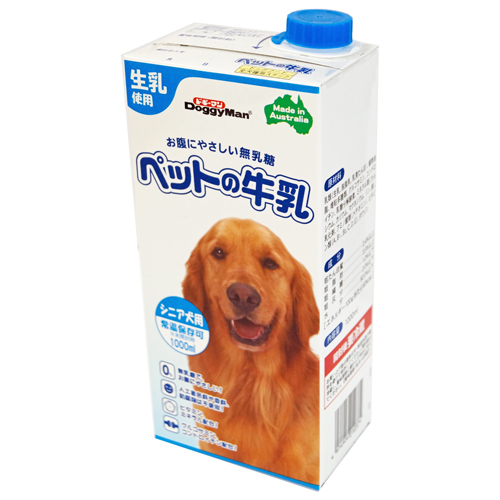 ドギーマン　 ペットの牛乳　シニア犬用 1L【犬 ミルク・ドリンク】