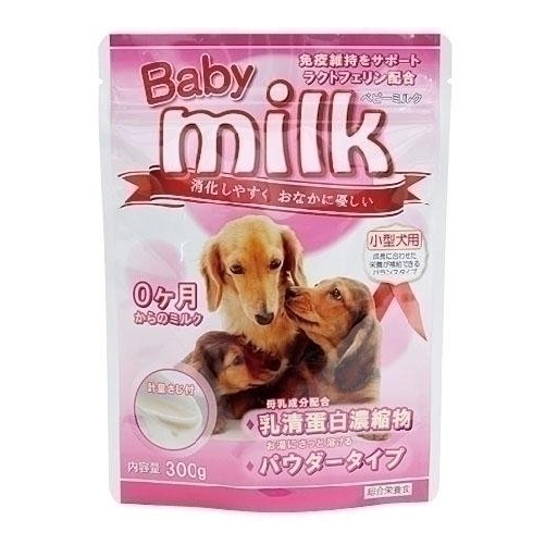ニチドウ ベビーミルク　小型犬用 300g【犬 ミルク・ドリンク】