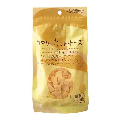 ペッツルート 素材メモ　カロリーカットチーズ 80g【犬 おやつ】