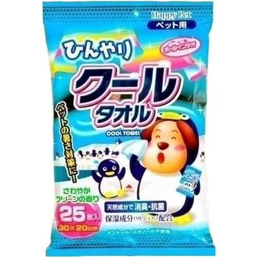 アースバイオケミカル HPクールタオル ペット用 25枚【犬 保冷用品】